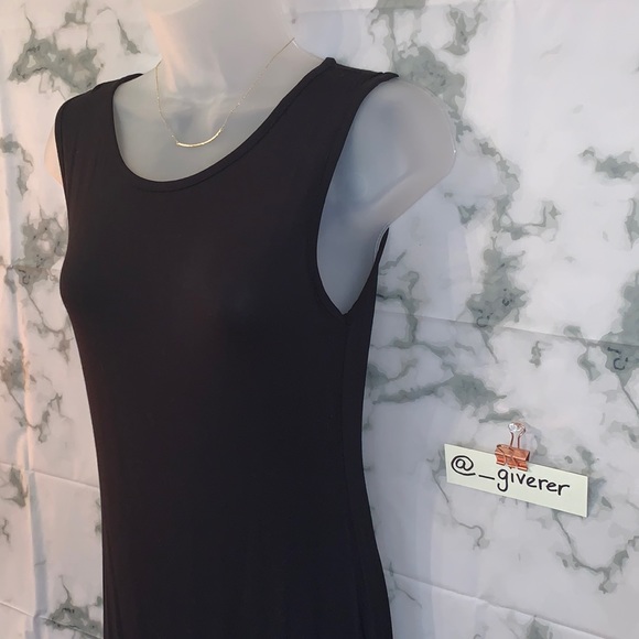 US 10 Lindsey Sleeveless Jersey Midi Dress - Picture 6 of 13